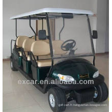 EXCAR 8 places golf électrique chariot chine golf buggy voiture club golf cart à vendre